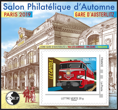 timbre CNEP N° 81, 74e salon philatélique d'automne-Paris 2019