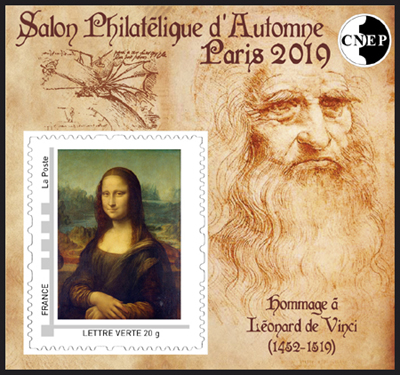 timbre CNEP N° 82, 75e salon philatélique d'automne-Paris 2019