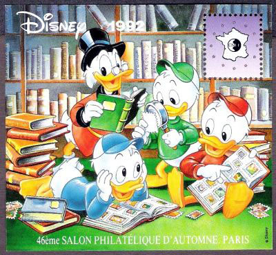  Salon philatélique d'Automne à Paris, DISNEY 92' 