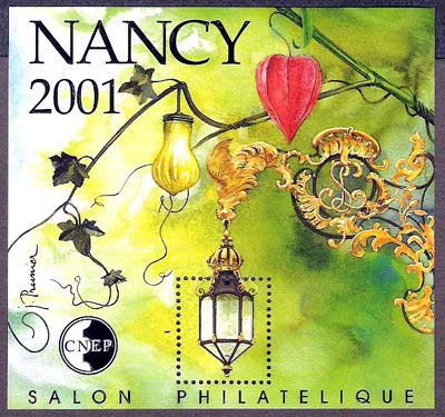  Salon philatélique de Printemps à Nancy, Nancy 2001 