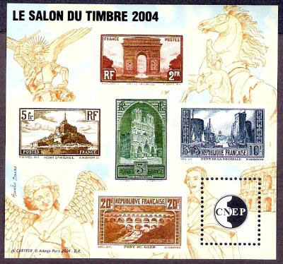  Salon du timbre Paris, Salon du timbre 2001 parc floral Paris 