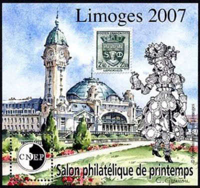  Salon philatélique de Printemps à Limoges, Limoges 2007 