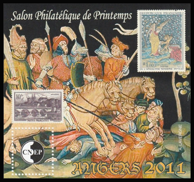 timbre CNEP N° 58, Salon philatélique de Printemps à Angers