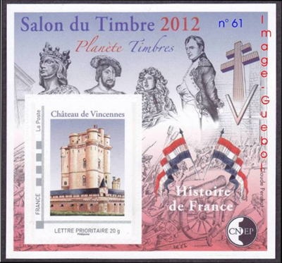 timbre CNEP N° 61, Salon du timbre 2012