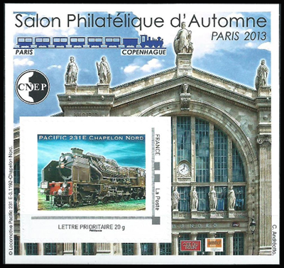 timbre CNEP N° 64, Salon philatélique d'Automne 2013'