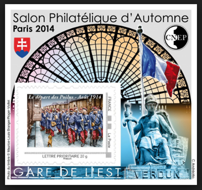 timbre CNEP N° 67, Salon philatélique d'Automne 2014'