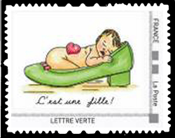 Faire part de naissance - Cest un fille !!