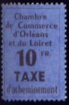 timbre N° 2, Vignette Chambre de commerce d'Orléans