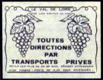 timbre Maury N° 20, Vignette Chambre de commerce de  Val-de-Loire