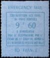 timbre N° 13, Vignette Courrier de Jersey vers la France