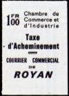 timbre Maury N° 27, Vignette Chambre de commerce de Royan
