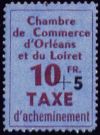 timbre N° 3A, Vignette Chambre de commerce d'Orléans