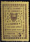 timbre Maury N° 4, Vignette Chambre de commerce de Saumur