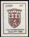 timbre Maury N° 43, Vignette Chambre de commerce de Lyon