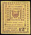 timbre Maury N° 5, Vignette Chambre de commerce de Saumur