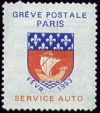 timbre Maury N° 52, Paris service auto