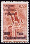 timbre N° 9, Vignette Chambre de commerce de Tarbes