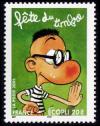  Fete du timbre Manu personnage du dessinateur de bande dessinée Zep 