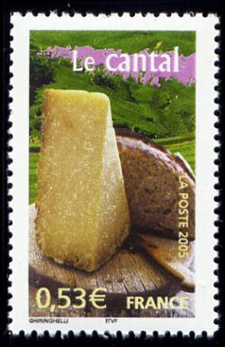 timbre N° 3769, La France à vivre - fromage Le cantal