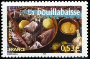 timbre N° 3771, La France à vivre - La bouillabaisse
