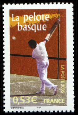 timbre N° 3775, La France à vivre - La pelote basque