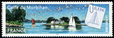 timbre N° 3783, Le golfe du Morbihan en Bretagne