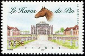 timbre N° 3808, Le haras du Pin