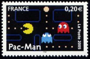 timbre N° 3843, Collection jeunesse : Héros de jeux vidéo : Pac-Man