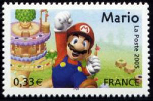 timbre N° 3847, Collection jeunesse : Héros de jeux vidéo : Mario