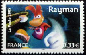 timbre N° 3849, Collection jeunesse : Héros de jeux vidéo : Rayman