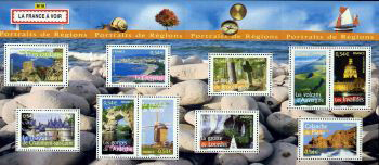 timbre Bloc feuillet N° 102, La France à vivre