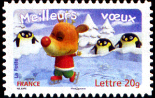 timbre N° 3989, Meilleurs Voeux d'Alexis Nesme