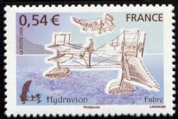 timbre N° 3982, Machines volantes - Hydravion - Henri Marie Léonce Fabre