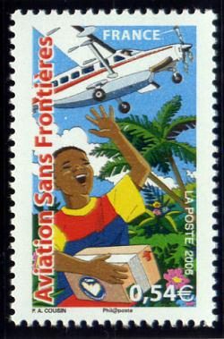 timbre N° 3974, Aviation sans frontières