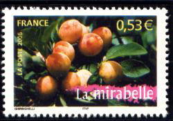 timbre N° 3882, La France à vivre - La mirabelle