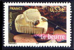timbre N° 3884, La France à vivre - Le beurre
