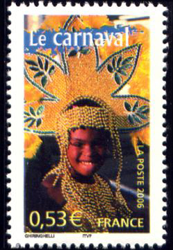 timbre N° 3887, La France à vivre - Le carnaval