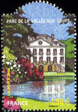 timbre N° 3895, Jardins de France - Parc de la Vallée aux Loups