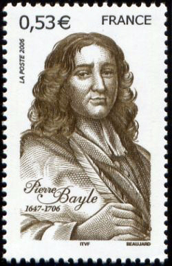 timbre N° 3901, Pierre Bayle (1647-1706) philosophe français