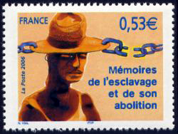 timbre N° 3903, Mémoire de l'esclavage et de son abolition