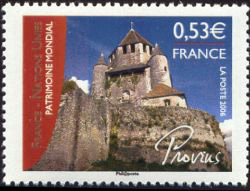 timbre N° 3923, Emission commune Nations Unies - France, Provins - Patrimoine mondial