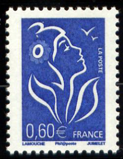timbre N° 3966, Marianne de Lamouche (3èmeSerie)