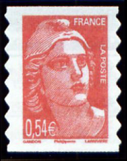timbre N° 3977, Marianne de Gandon