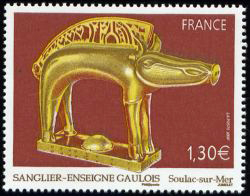 timbre N° 4060, Sanglier - Enseigne gaulois