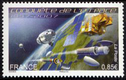 timbre N° 4104, Conquète de l'espace
