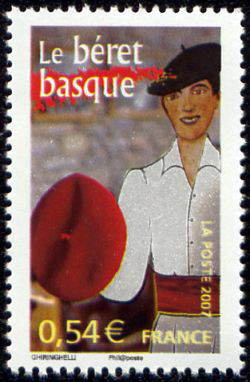 timbre N° 4096, Portrait  des régions : le béret basque