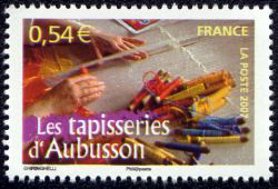 timbre N° 4098, Portrait  des régions : les tapisseries d'Aubusson