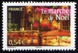 timbre N° 4099, Portrait  des régions : le marché de Noël