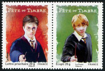 timbre N° P4024-4025, Harry et Ron