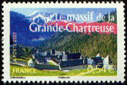 timbre N° 4019, Le massif de la grande-chartreuse 